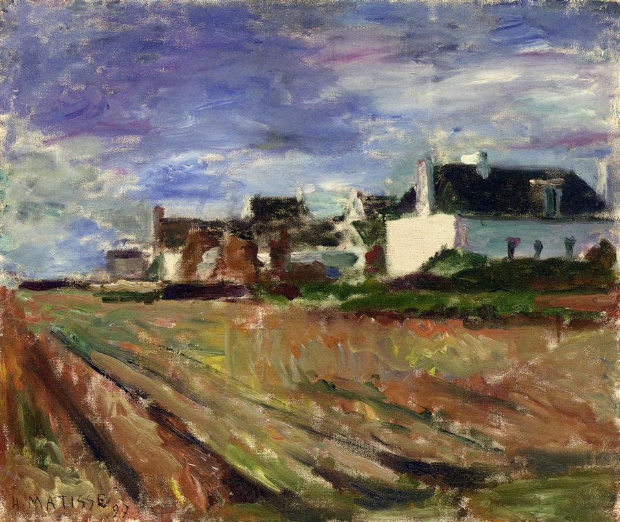Henri Matisse - Farms in Brittany, Belle Ile 1897
